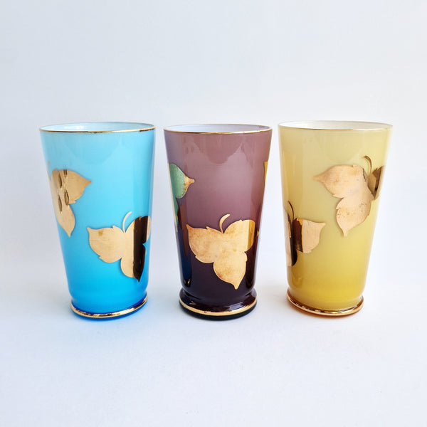 Vintage glass tumblers (1 available)