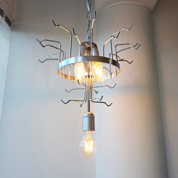 Vintage Murano glass tronchi chandelier