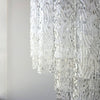 Vintage Murano glass tronchi chandelier