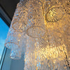 Vintage Murano glass tronchi chandelier