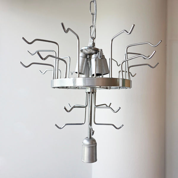 Vintage Murano glass tronchi chandelier