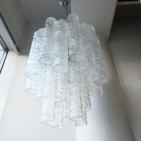 Vintage Murano glass tronchi chandelier