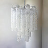 Vintage Murano glass tronchi chandelier