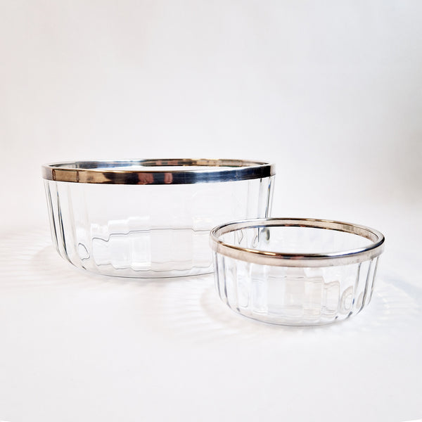 Vintage small glass bowl by Bormioli Rocco