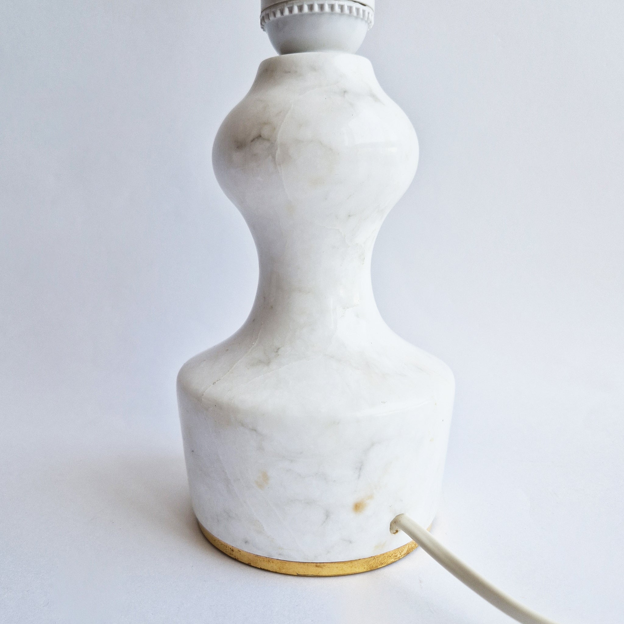 Vintage Italian marble table lamp