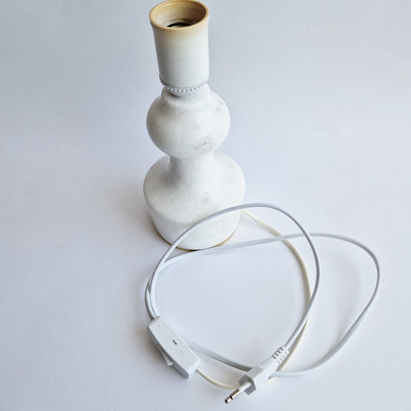 Vintage Italian marble table lamp