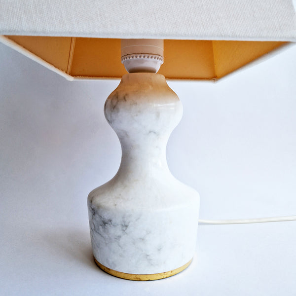 Vintage Italian marble table lamp