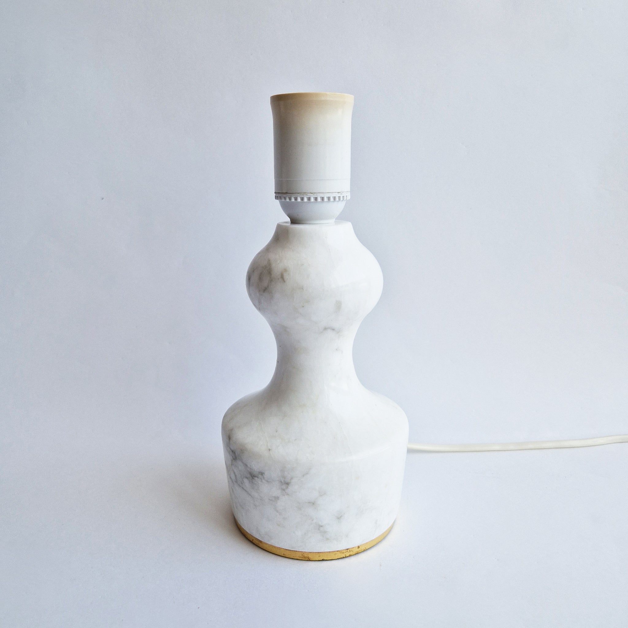 Vintage Italian marble table lamp