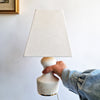 Vintage Italian marble table lamp