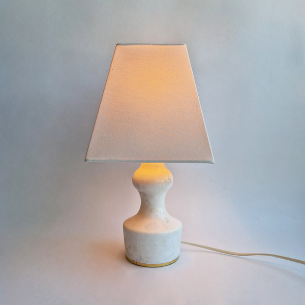 Vintage Italian marble table lamp