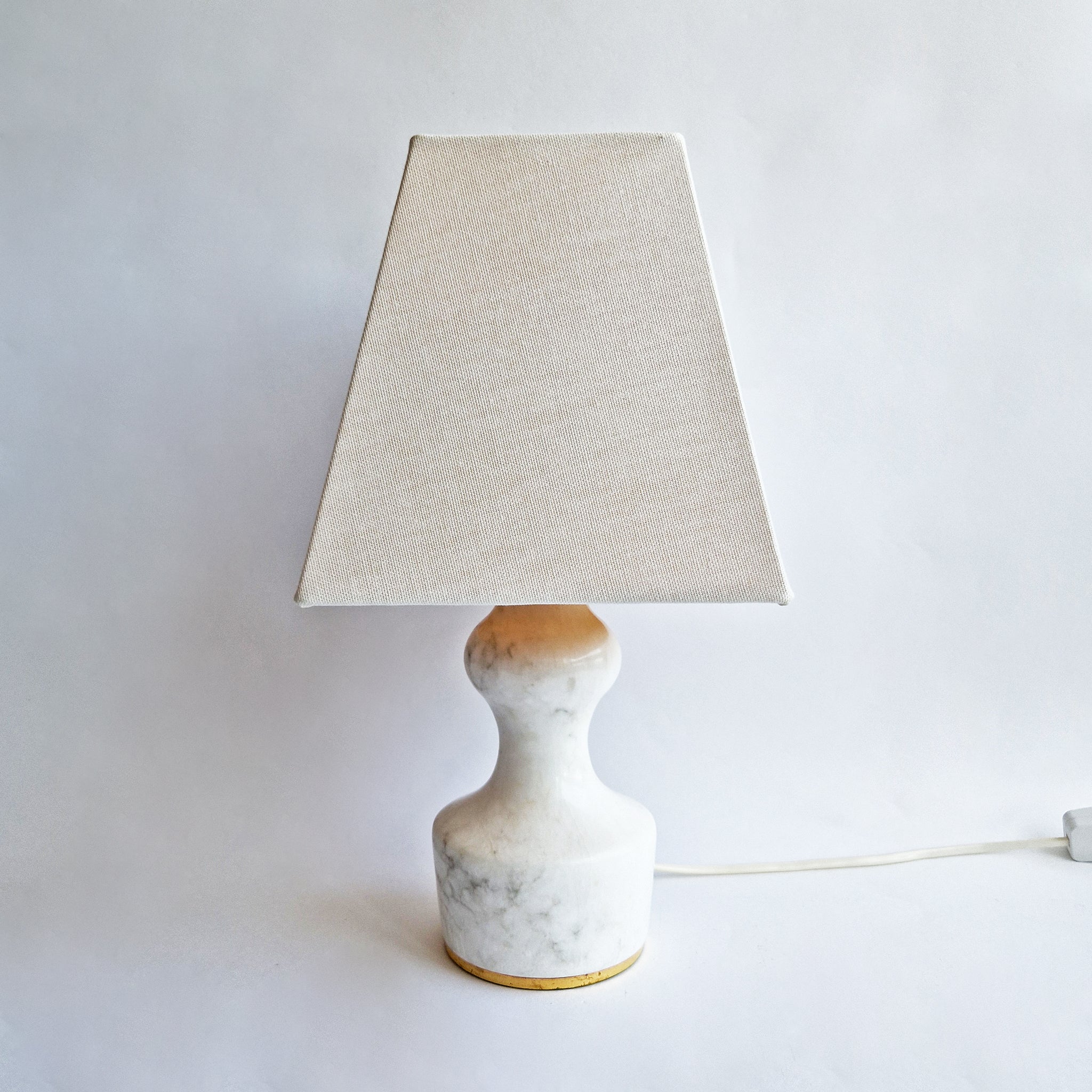 Vintage Italian marble table lamp