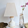 Vintage Italian marble table lamp