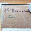 Vintage Italian oil painting by Pietro Pascoli