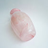 Vintage Italian pink glass vase by Vetreria Lux