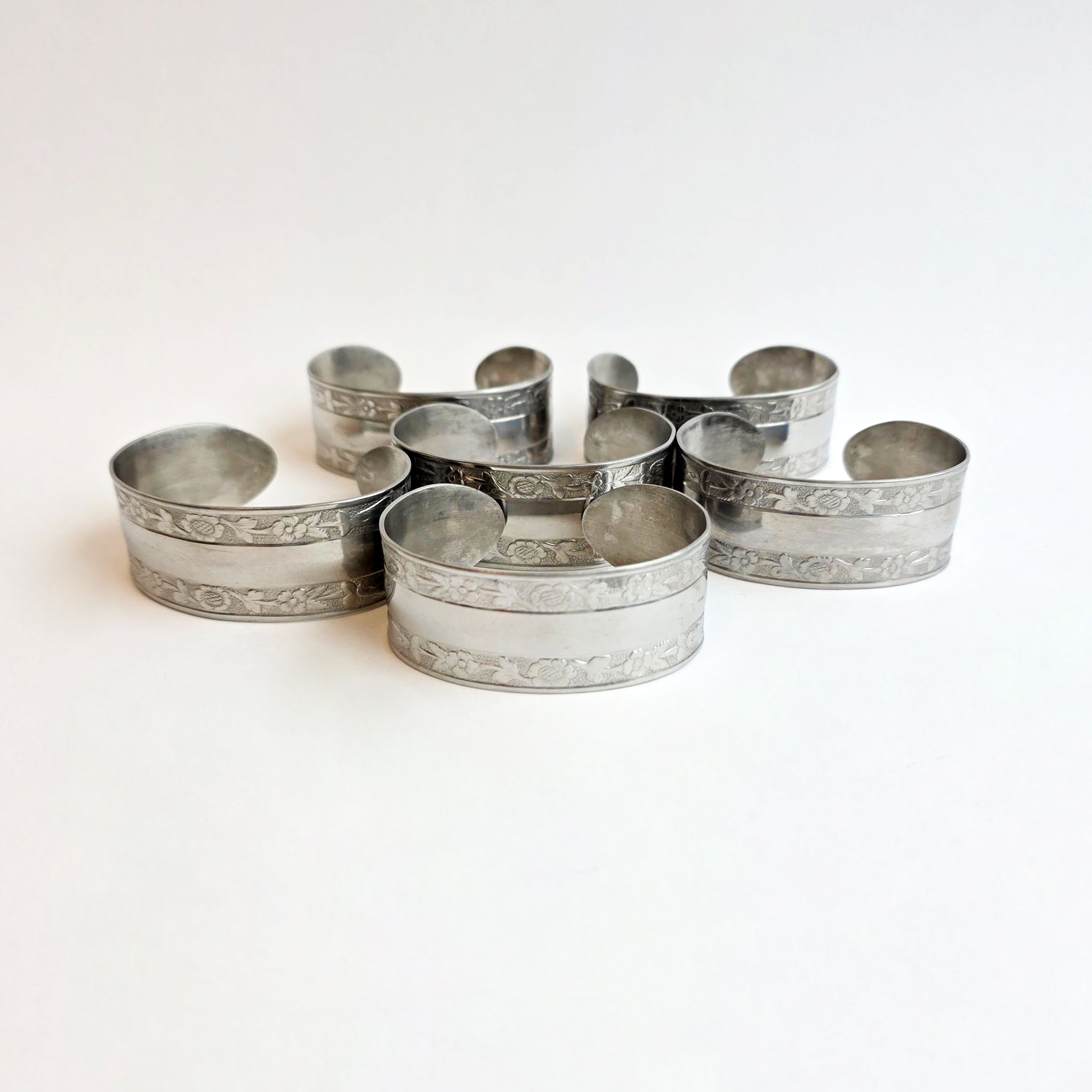 Vintage Italian napkin rings (Set of 6)