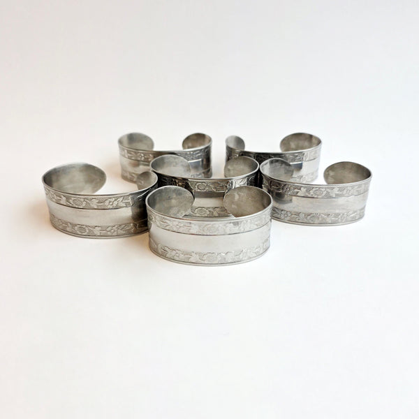Vintage Italian napkin rings (Set of 6)