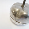 Vintage Italian silver-plated pumpkin trinket box