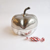 Vintage Italian silver-plated pumpkin trinket box