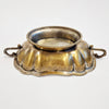Vintage Italian brass scalloped fruit bowl