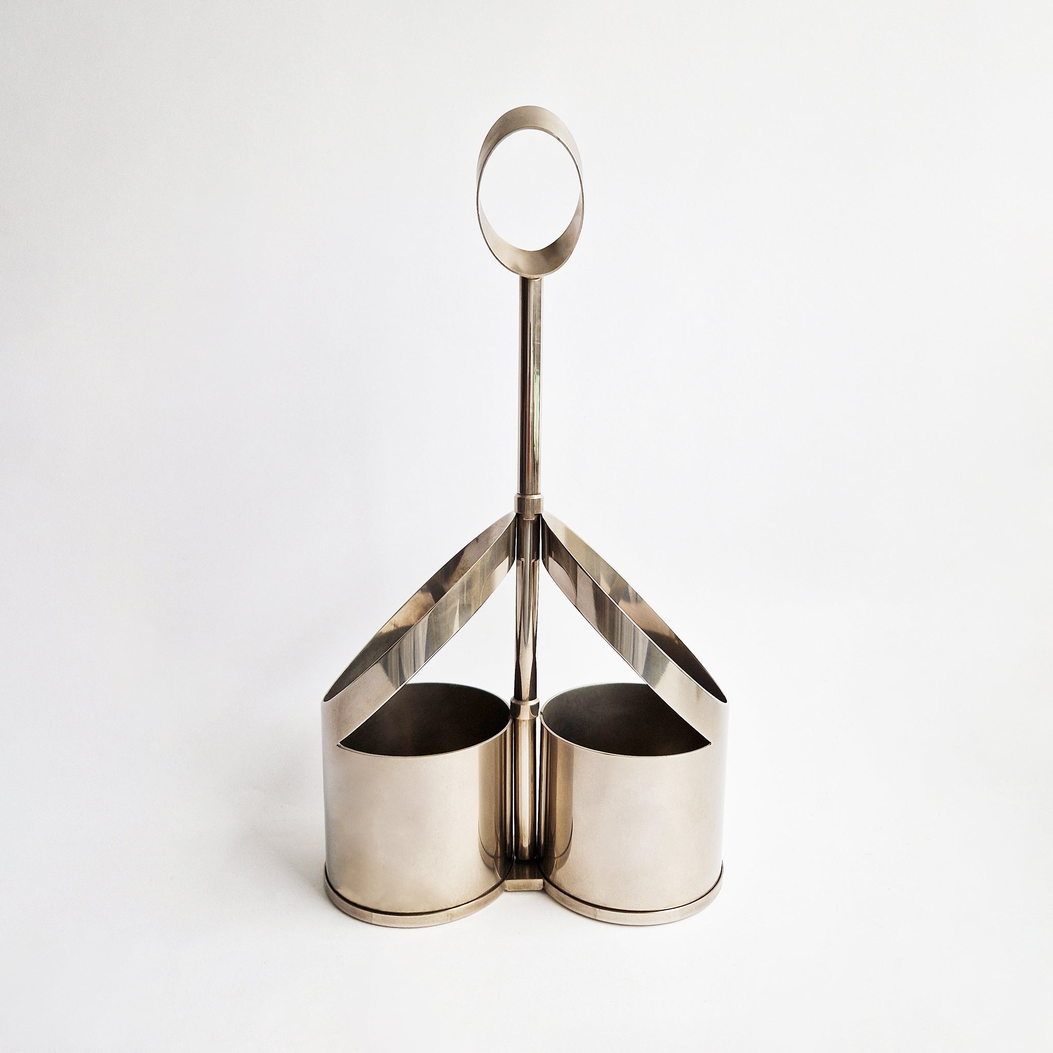 1970s Italian bottle holder by Cassetti