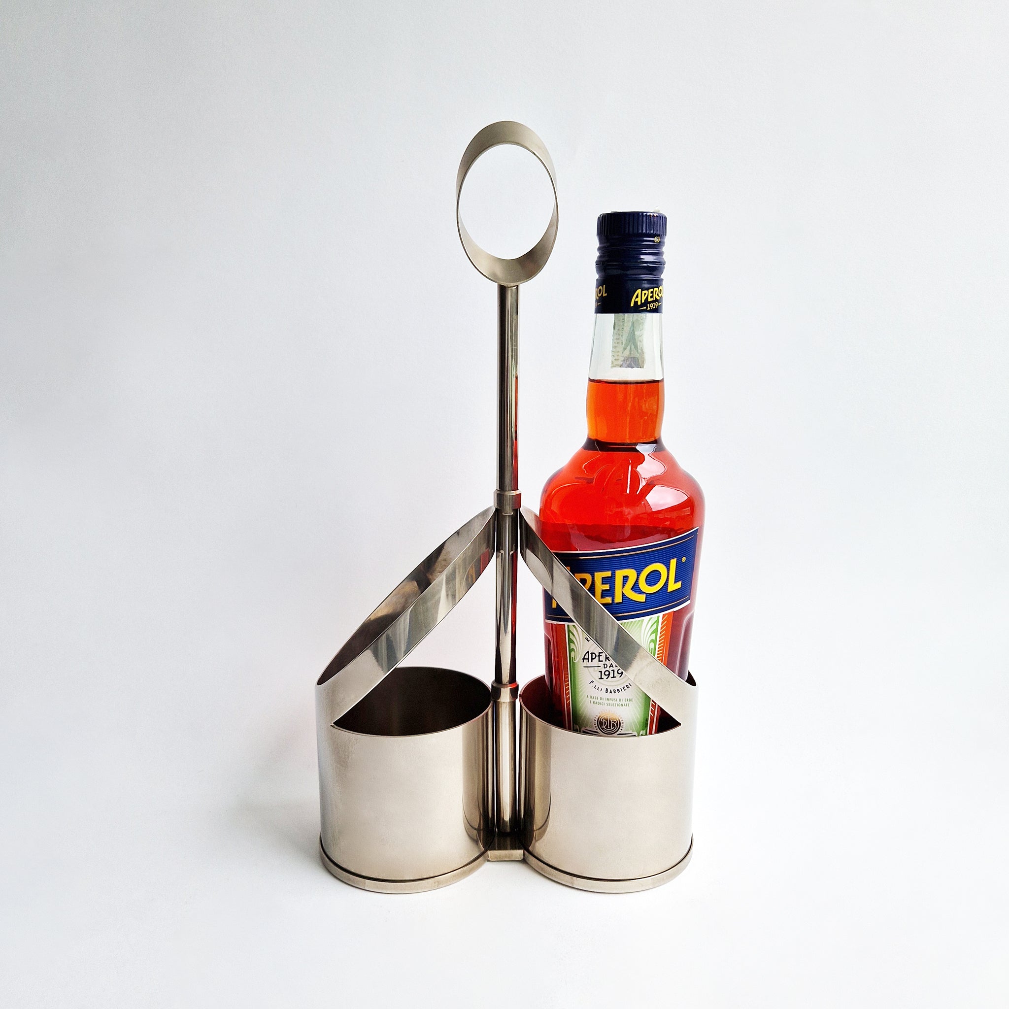 1970s Italian bottle holder by Cassetti