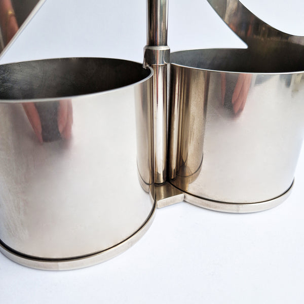 1970s Italian bottle holder by Cassetti