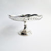 Vintage silvered pedestal bowl
