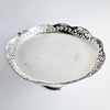 Vintage silvered pedestal bowl
