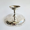 Vintage silvered pedestal bowl