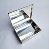 Vintage silvered metal trinket box