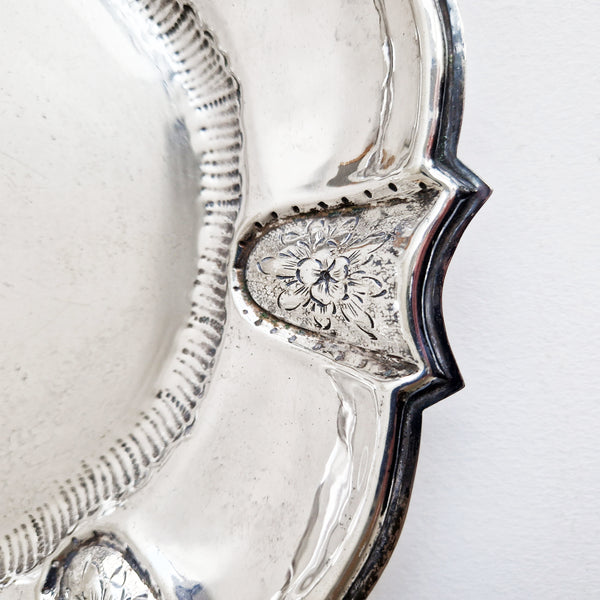 Vintage Italian silver plated dish by Stefani