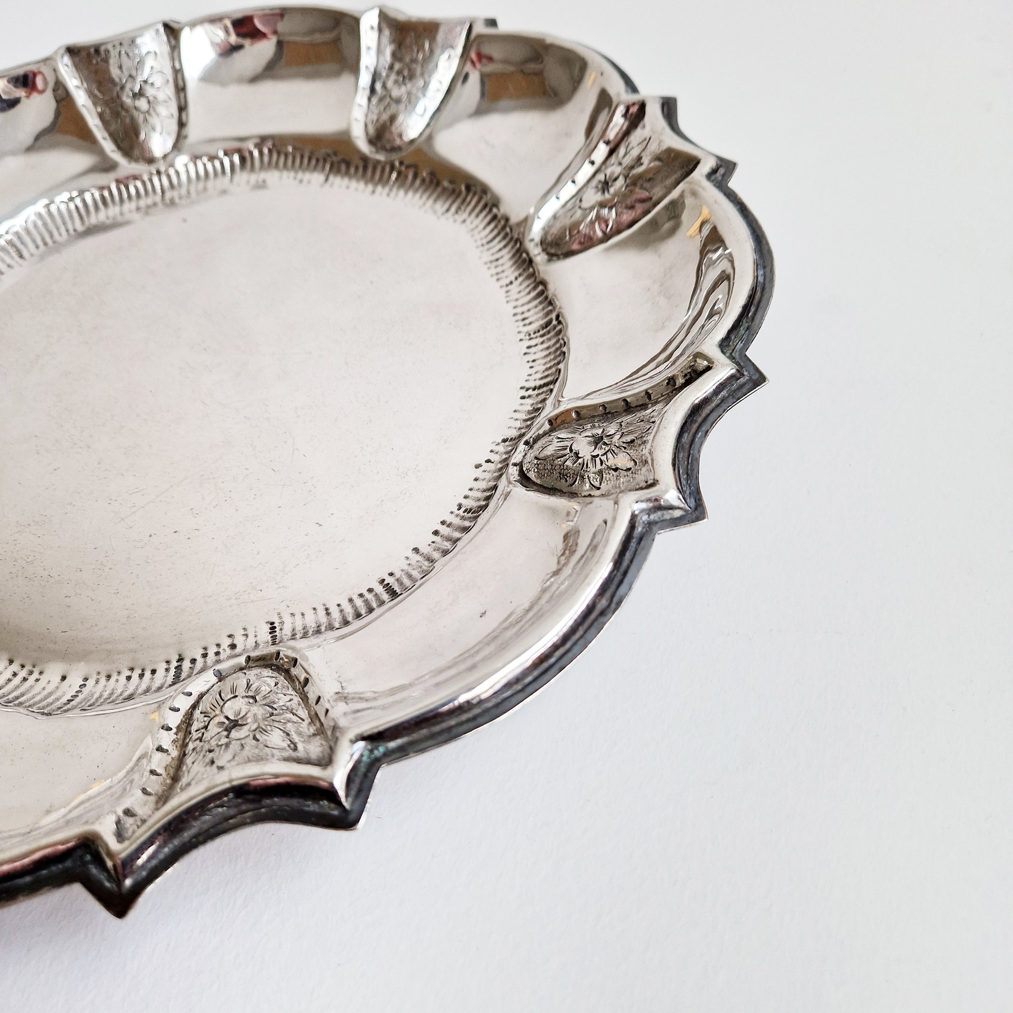 Vintage Italian silver plated dish by Stefani