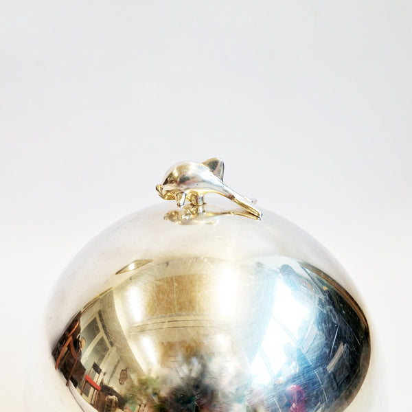 Vintage silver plated shot glass holder by LARAS Italy