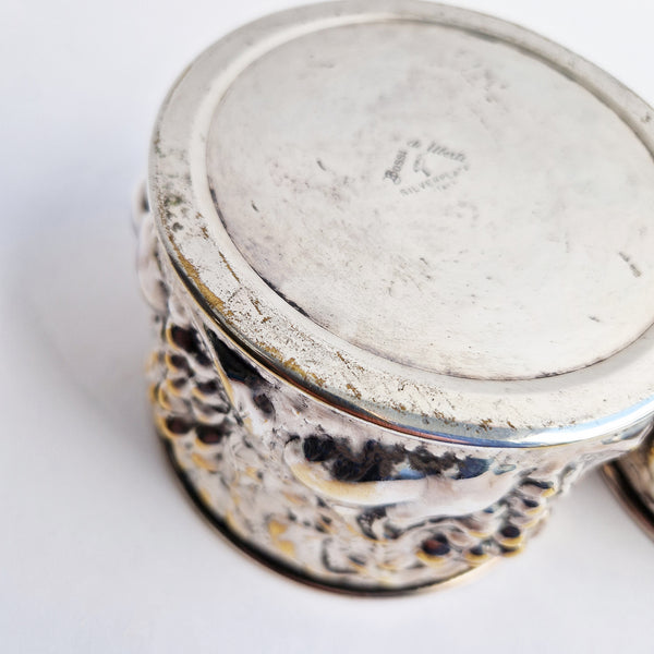 Vintage Italian bottle coaster by Bossi de Ubertide (2 available)