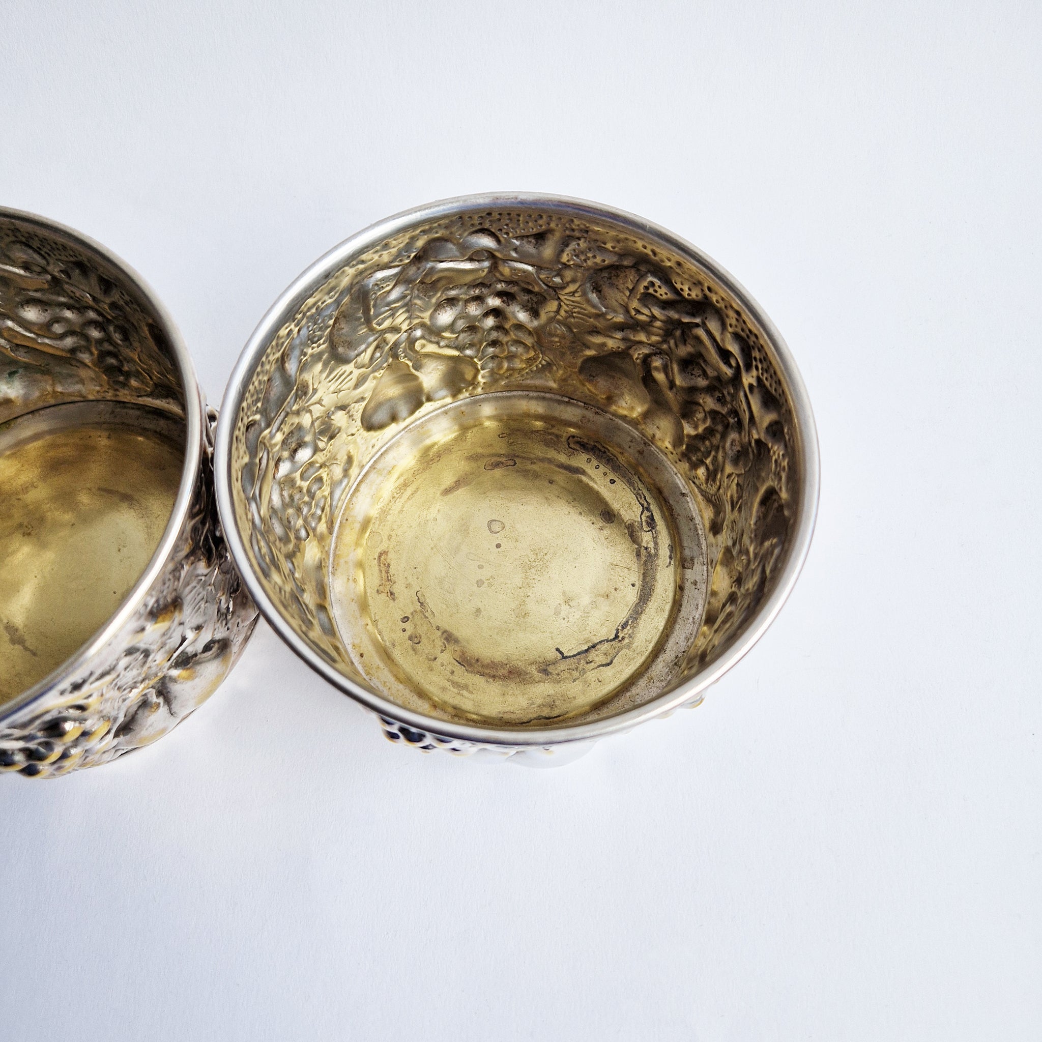 Vintage Italian bottle coaster by Bossi de Ubertide (2 available)
