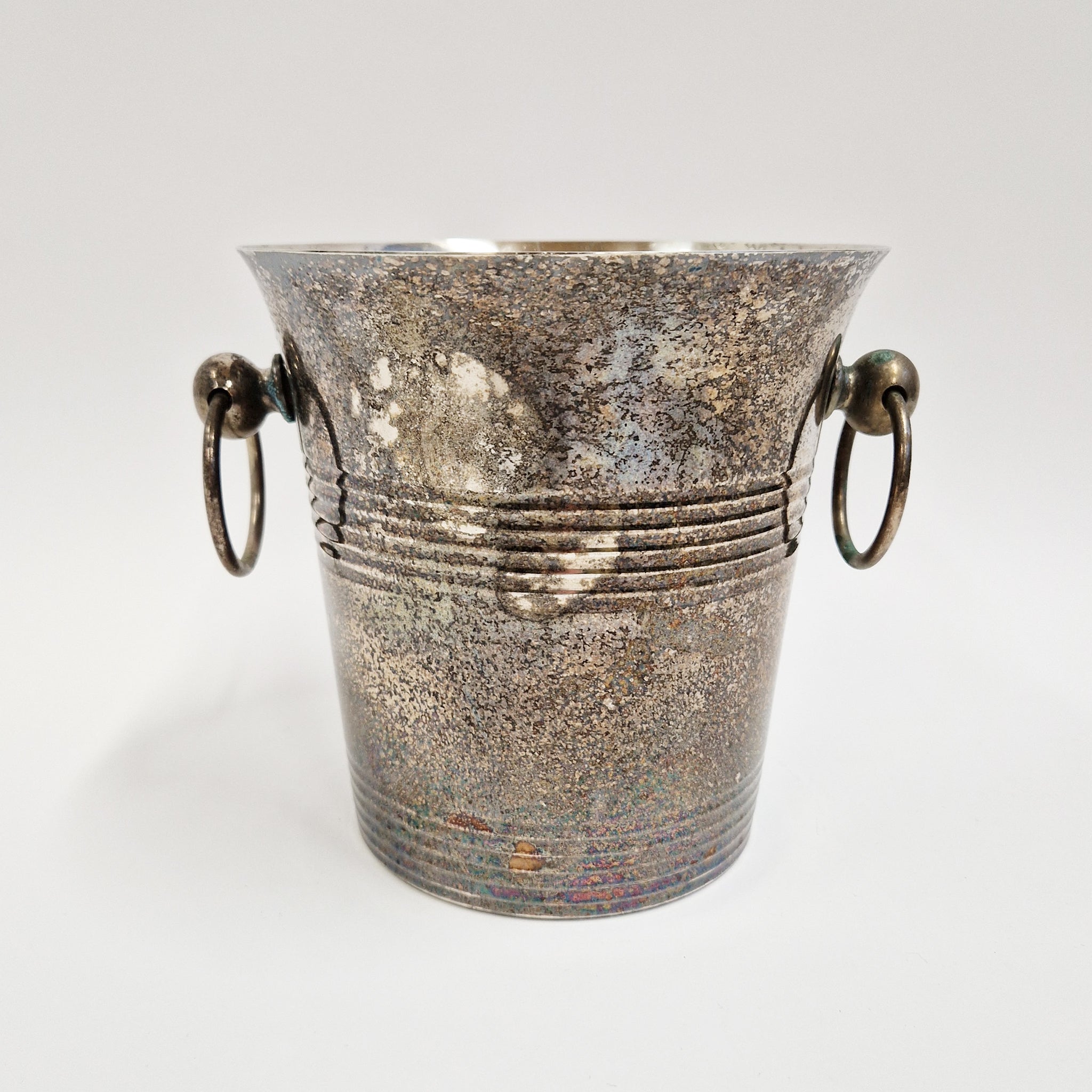 Vintage silver-plated champagne cooler by Bossi de Uberti