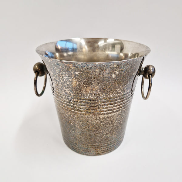 Vintage silver-plated champagne cooler by Bossi de Uberti