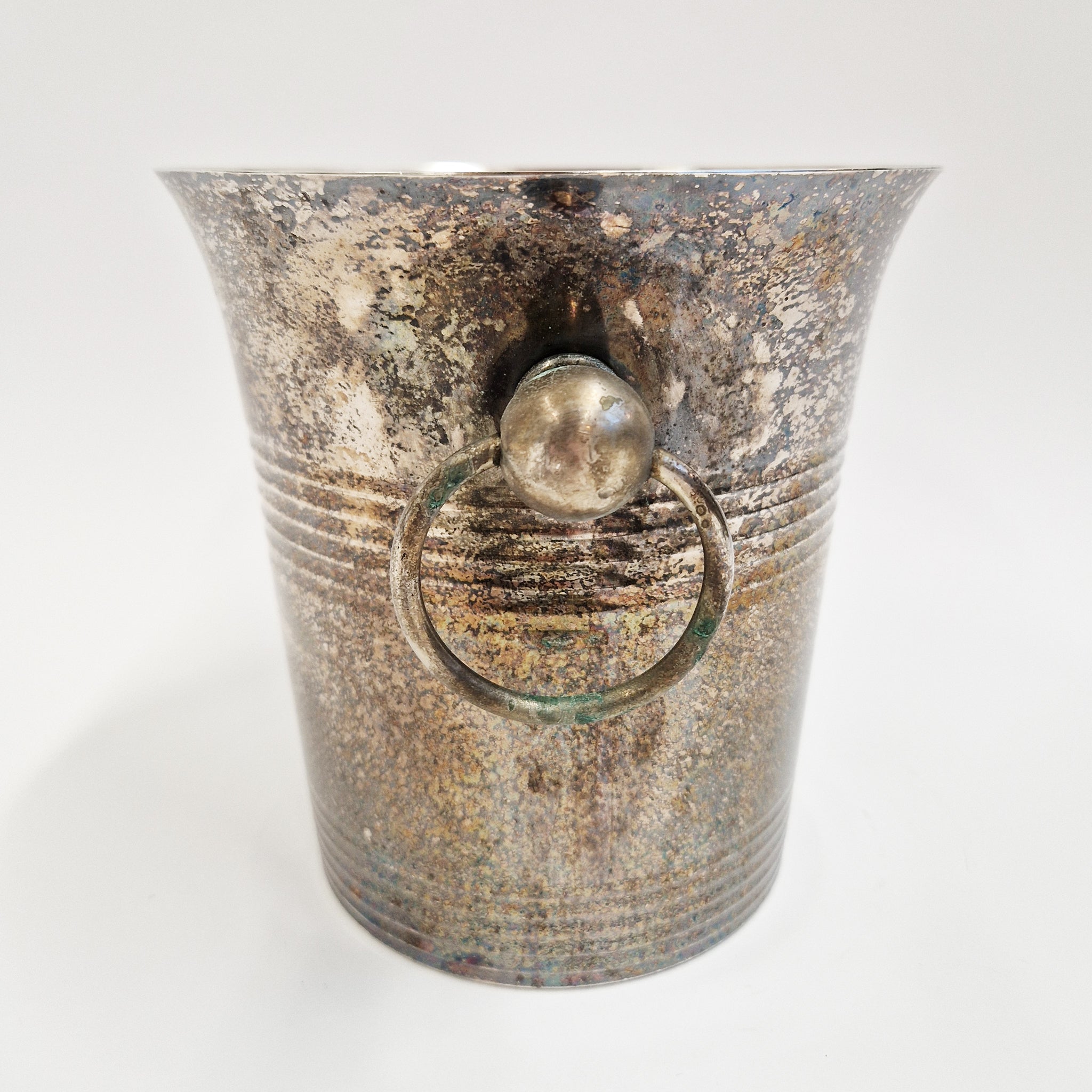 Vintage silver-plated champagne cooler by Bossi de Uberti