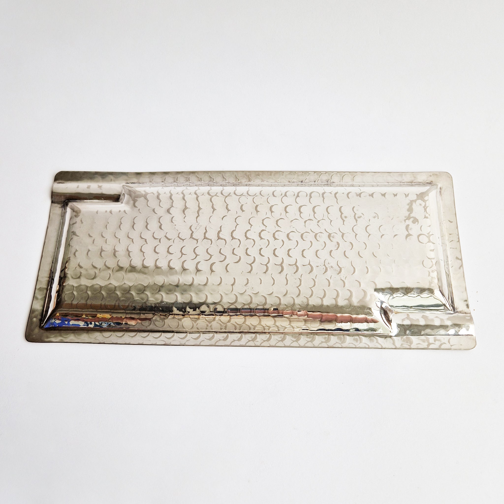 Vintage Italian silver-plated catchall by Cassetti