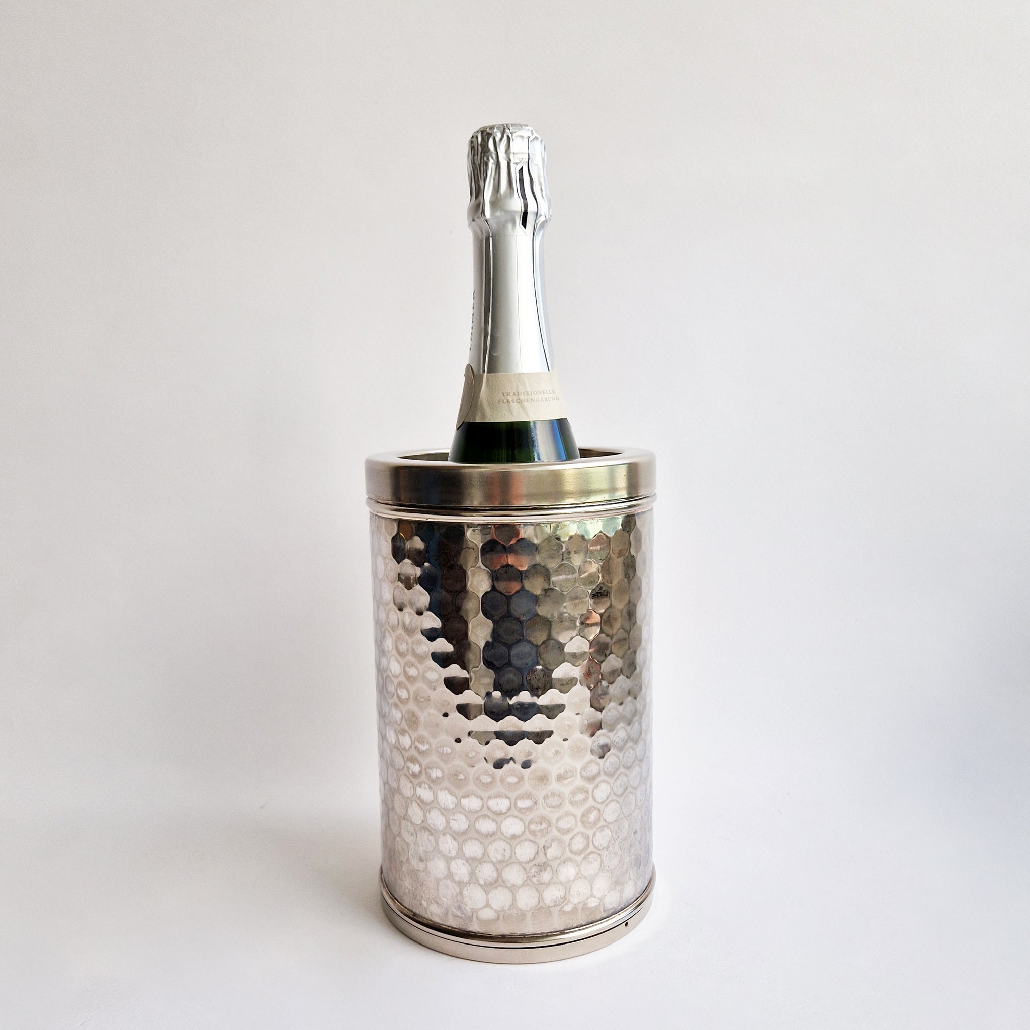 Vintage Italian silver-plated wine cooler