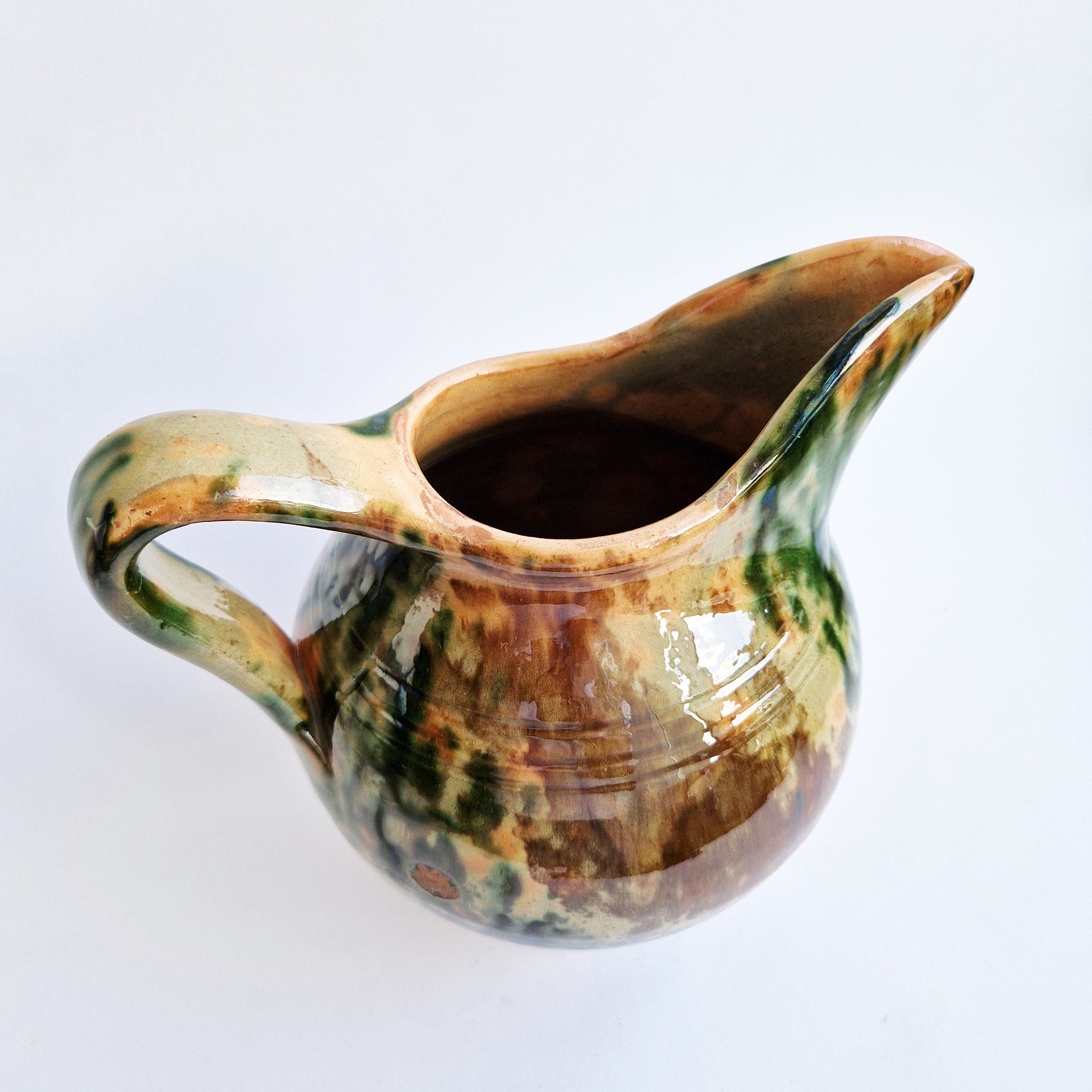 Vintage Italian terracotta jug