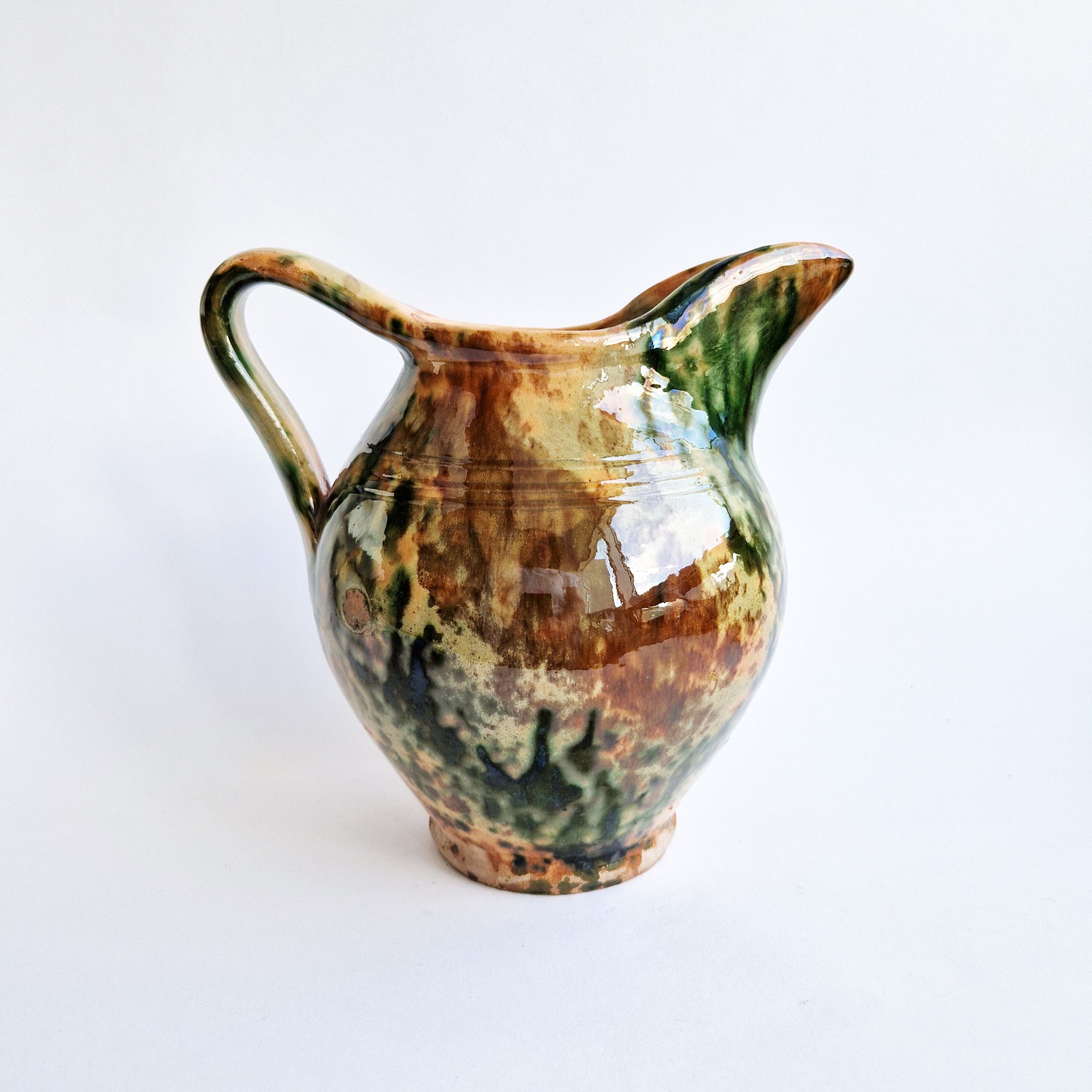 Vintage Italian terracotta jug
