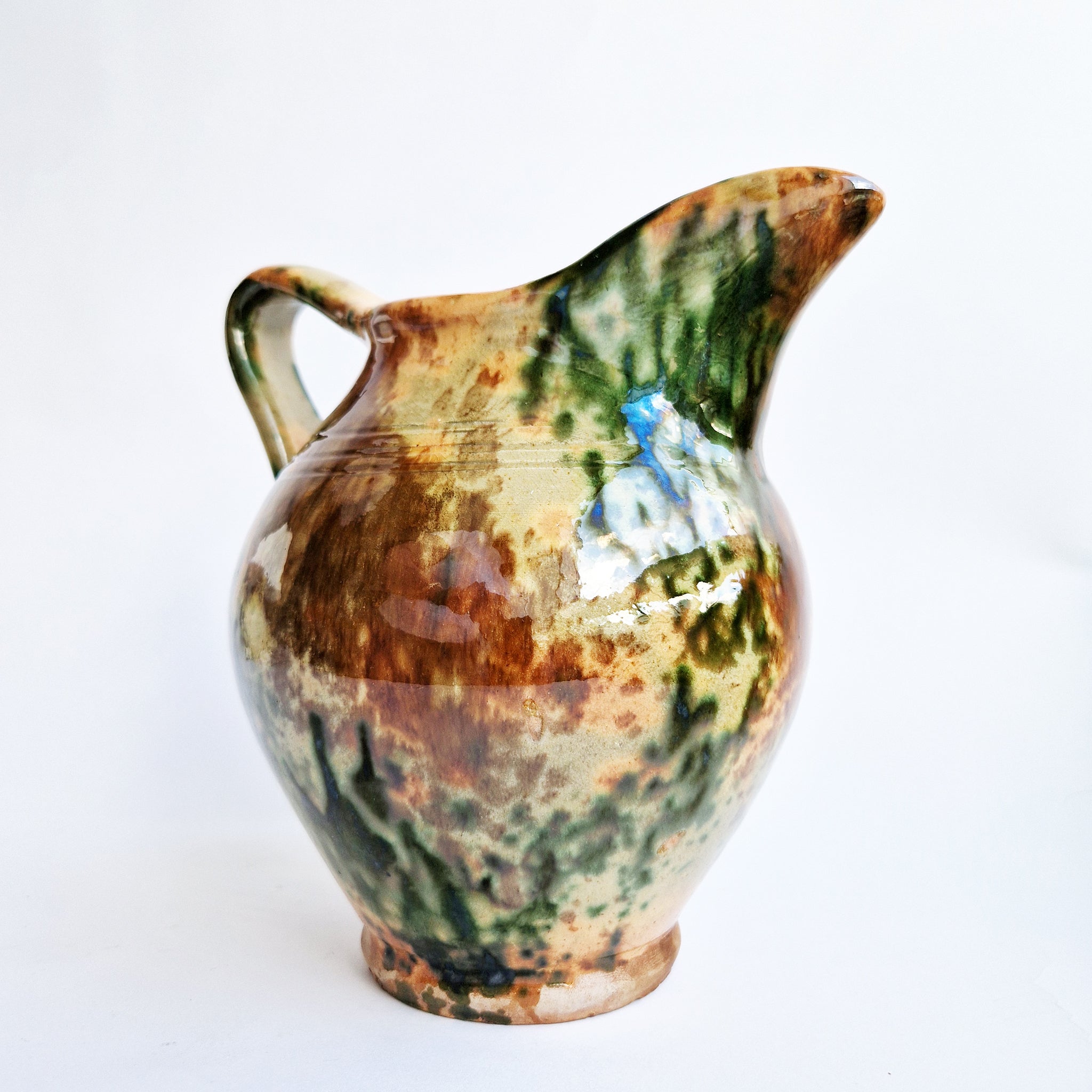 Vintage Italian terracotta jug