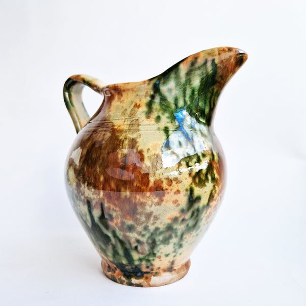 Vintage Italian terracotta jug