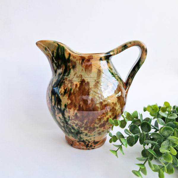 Vintage Italian terracotta jug