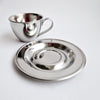 Vintage Nanni P&B stainless steel coffee cup set (2 available)