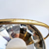 Vintage Italian fruit basket in stainless steel
