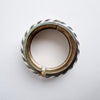 Vintage striped cuff bracelet