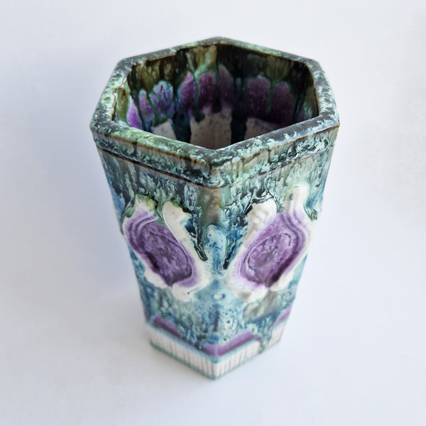 Vintage ceramic vase by Nuovo Rinascimento