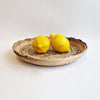 Vintage carved wooden platter